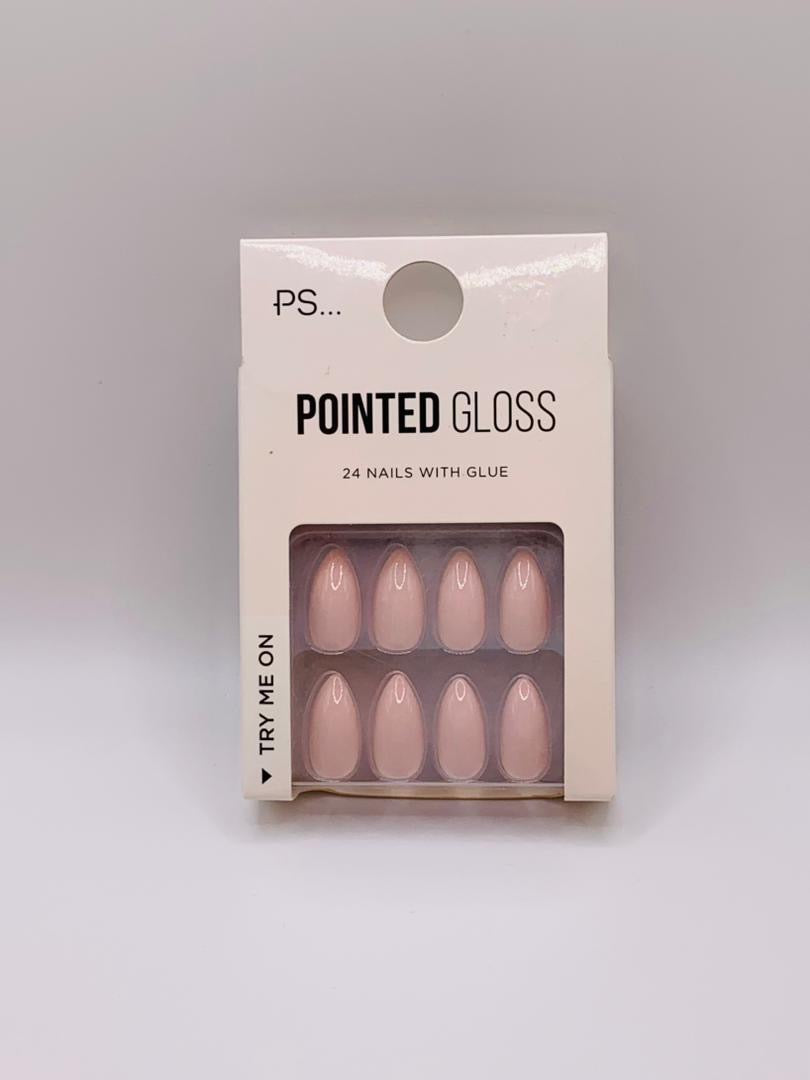 PS NAIL FAKE POINTED GLOSS ROSE CLAIR