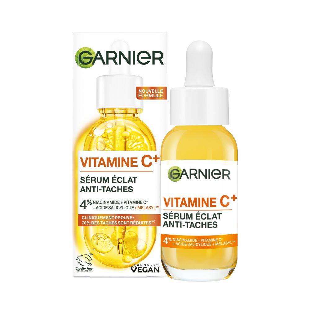 GARNIER SKIN ACTIVE VITAMINE C SERUM JOUR | Sérum Eclat Anti Taches