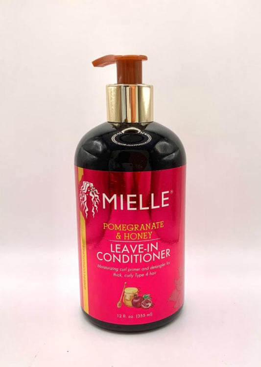 Mielle Organics Pomegranate & Honey Leave-In Conditioner, Moisturizing Curl Type 4 Hair