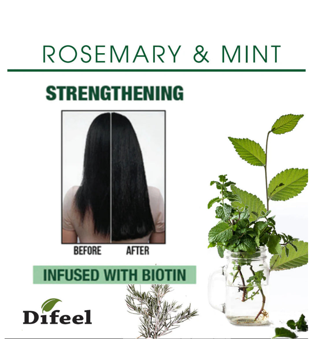 DIFEEL GROWTH ROSEMARY AND MINT Root Stimulator - Stimulateur pousse cheveux