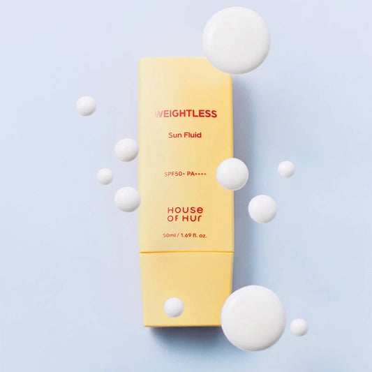 HOUSE OF HUR Weightless Sun Fluid | Fluide Solaire Ultra léger Protecteur Apaisant  #1 Trend Kbeauty