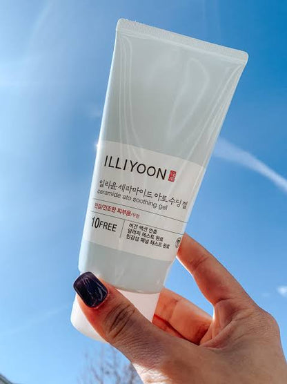 ILLIYOON Ceramide Ato Soothing Gel | Gel Corps & Visage Hydratant Apaisant Peau sèche & Sensible