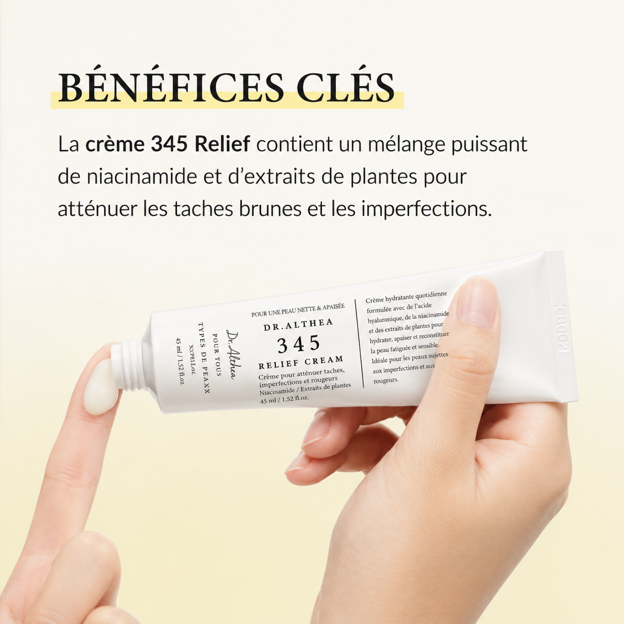 Dr. Althea 345 Relief Cream | Crème Réparatrice Hydratante Apaisante