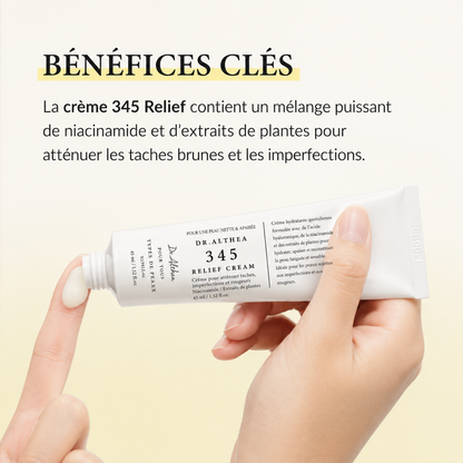 Dr. Althea 345 Relief Cream | Crème Réparatrice Hydratante Apaisante