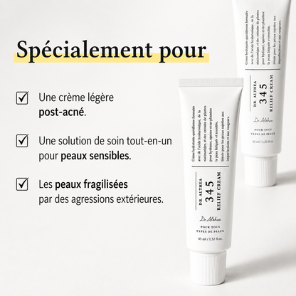 Dr. Althea 345 Relief Cream | Crème Réparatrice Hydratante Apaisante