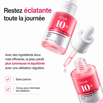 Anua Niacinamide 10% + TXA 4% Serum | Sérum Eclat, Unifiant, Apaisant & Anti-tache