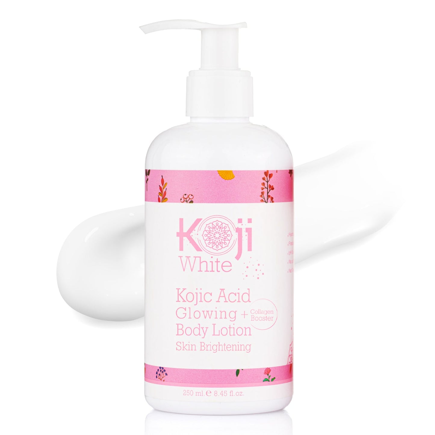 KOJI WHITE kojic Acid Glowing+ Body Lotion | Creme corps Glow Eclaircissant & Uniformisant
