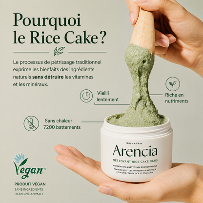 Arencia fresh green rice mochi cleanser | Nettoyant Visage Doux Purifiant Best Seller