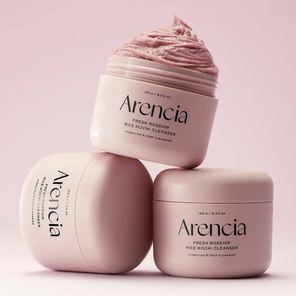 Arencia fresh rosehip rice mochi cleanser | Nettoyant Visage Doux Purifiant Best Seller