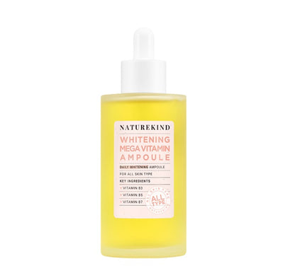 NATUREKIND Whitening Mega Vitamin Ampoule | Ampoule Eclaircissant Uniformisant Anti taches Haute Concentration