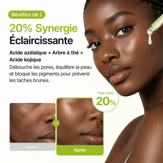 Purito SEOUL	 Azelaic Acid 10 Kojic Tea Tree Serum | Sérum Correcteur Purifiant Unifiant Haute Efficacité Best Seller Kbeauty