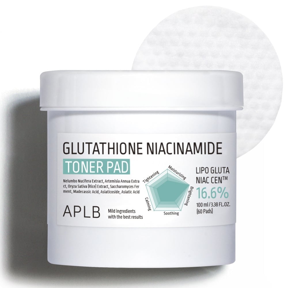 APLB glutathione niacinamide toner pad | Pads Tonifiant Eclat Hydratant Apaisant