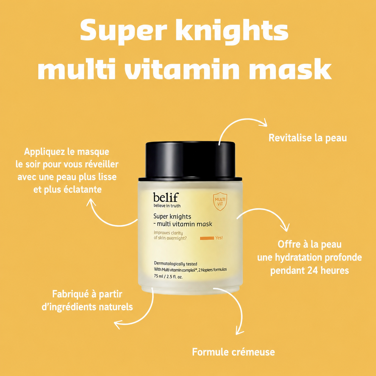 BELIF Super Knights Multi Vitamin Mask