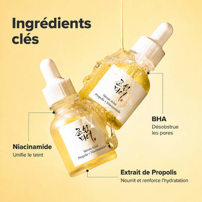 Beauty of Joseon Glow Serum | Sérum Luxe Illuminateur Apaisant Boost Eclat Hydratant Intense