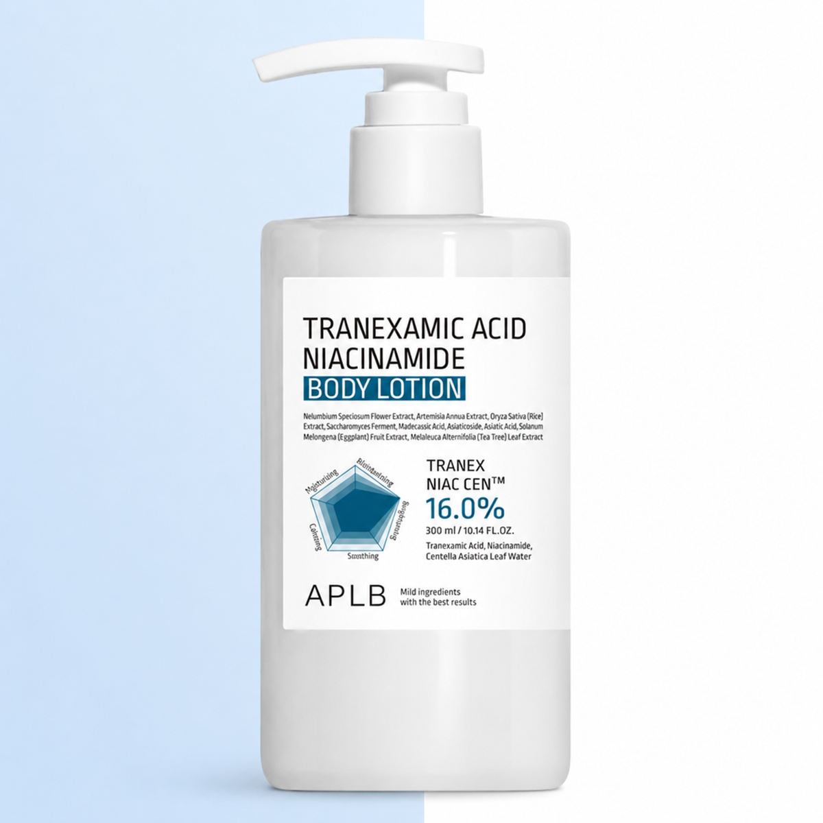 APLB Tranexamic Acid Niacinamide Body Lotion | Lait Corps Hydratant Anti Taches Eclaircissant Illuminant | Best Seller