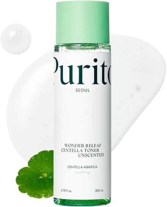 PURITO Centella Unscented Toner | Toner Apaisant Hydratant Sans Parfum