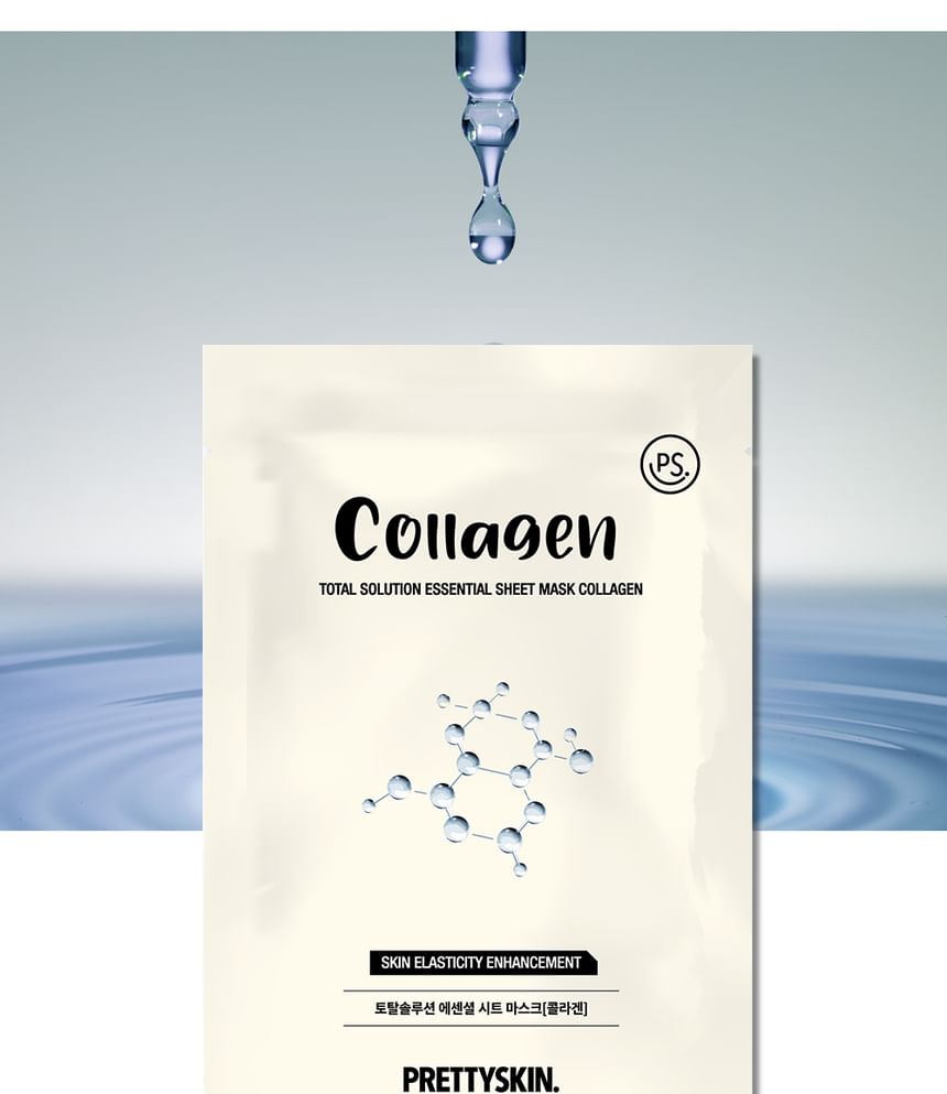 Pretty skin Total Solution Essential Sheet Mask Collagen