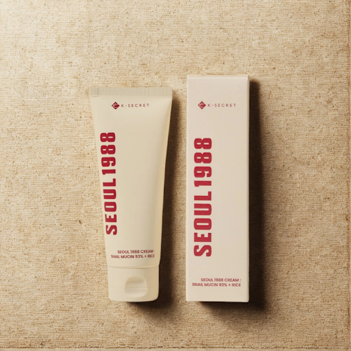 KSECRET SEOUL 1988 Cream : Snail Mucin 93% + Rice | Crème Reparatrice Illuminatrice Kbeauty