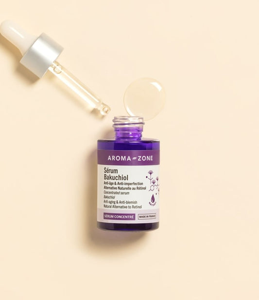 AROMAZONE Base neutre Sérum Visage Concentré Bakuchiol | Unifiant Hydratant Regenerant