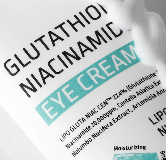 APLB Glutathione Niacinamide Eye Cream | Crème Yeux  Anti Cernes & Rides Eclaircissante