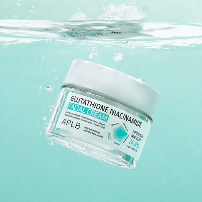APLB Glutathione Niacinamide Facial Cream | Crème Eclaircissante Unifiant Anti taches