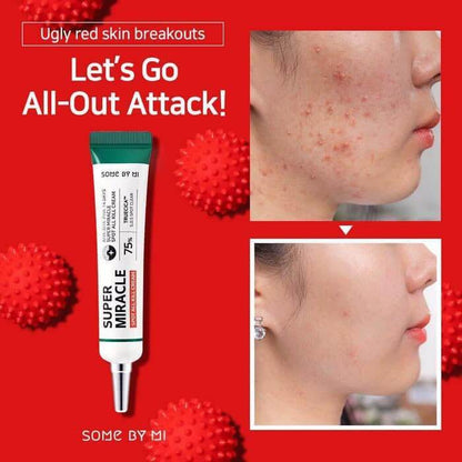 SOME BY MI AHA, BHA, PHA 14 Days Super Miracle Spot All Kill Cream | Correcteur Taches, Acné & Cicatrice