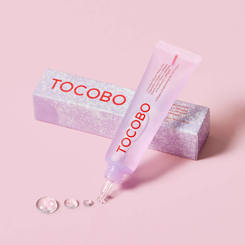 TOCOBO Collagen Brightening Eye Gel Cream | Crème Contour Yeux Eclaircissant Illuminant Non Gras