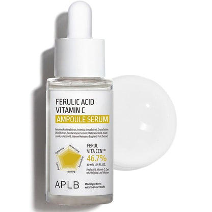 APLB Ferulic Acid Vitamin C Ampoule Serum | Sérum Anti-âge & Lissant