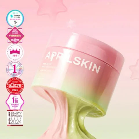APRILSKIN Pink Aloe Pack Cleanser | Nettoyant Coréen 4-en-1 Apaisant Nettoyant Exfoliant Hydratant KBeauty Trend