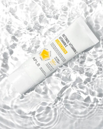 APLB Retinol Vitamin C Vitamin E Sunscreen | Crème Solaire Haute Protection UV SPF50+ PA++++