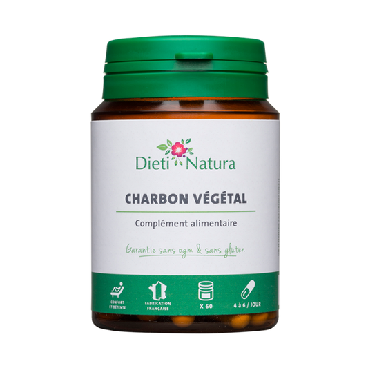 DIETINATURA Charbon vegetal active 60 gélules