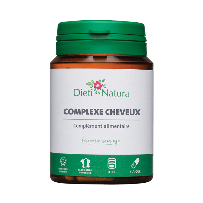 DIETINATURA Complexe cheveux 60 gélules