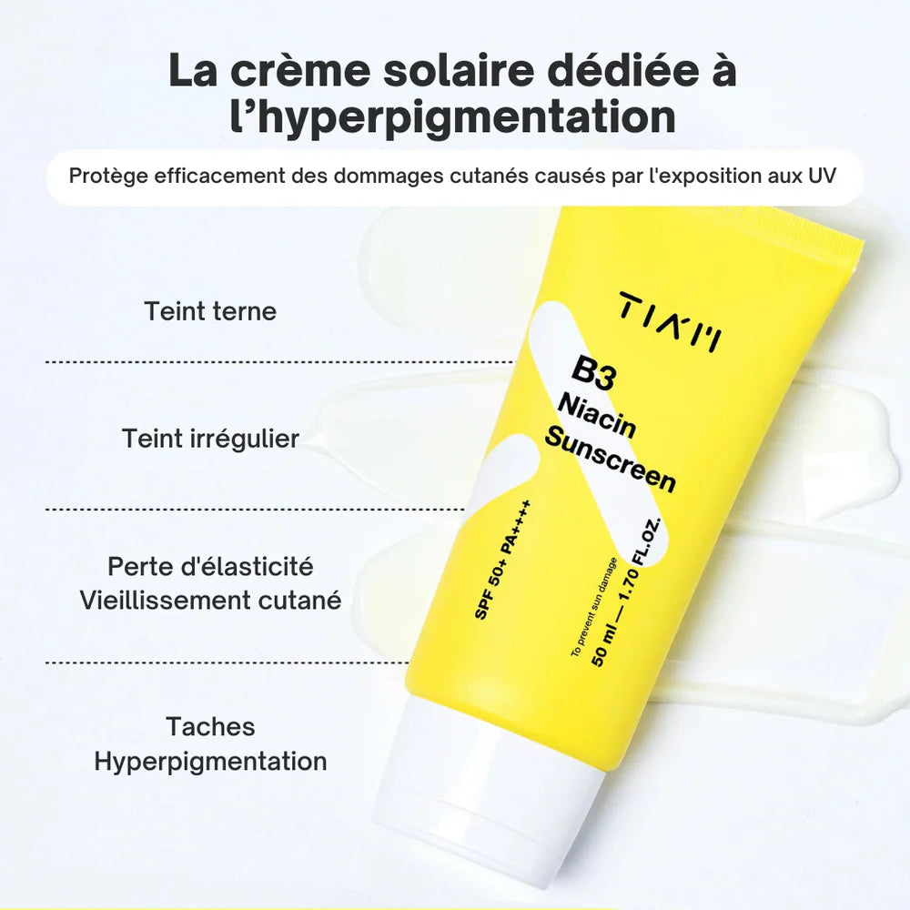 TIA'M B3 Niacin Sunscreen | Protection Solaire SPF50+ PA++++ HyperPigmentation Non Gras