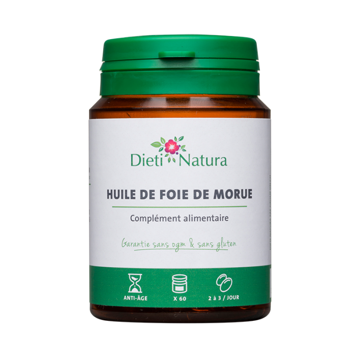 DIETINATURA Huile de foie de morue 60 capsules