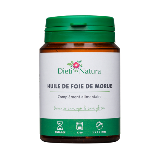 DIETINATURA Huile de foie de morue 60 capsules