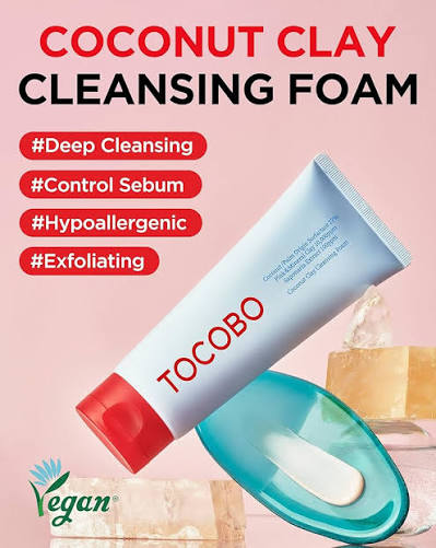 TOCOBO Coconut Clay Cleansing Foam | Mousse Nettoyante Argile Anti-Sébum Doux
