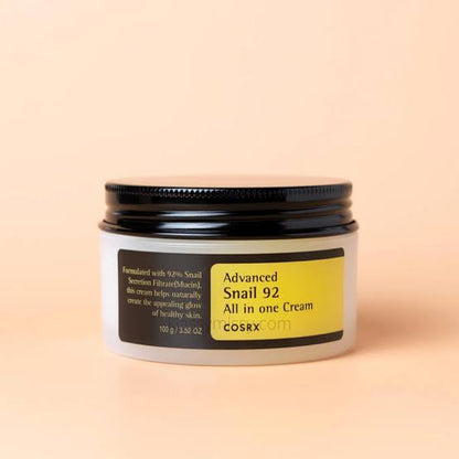 COSRX Advanced Snail 92 All In One Cream | Crème tout-en-un | Mucine Escargot Ultra-Réparatrice Best Seller #1 KCosmetics