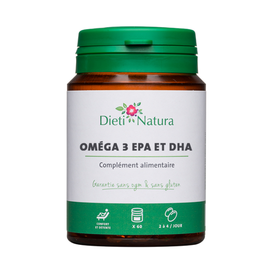 DIETINATURA Oméga 3 EPA et DHA 200 capsules