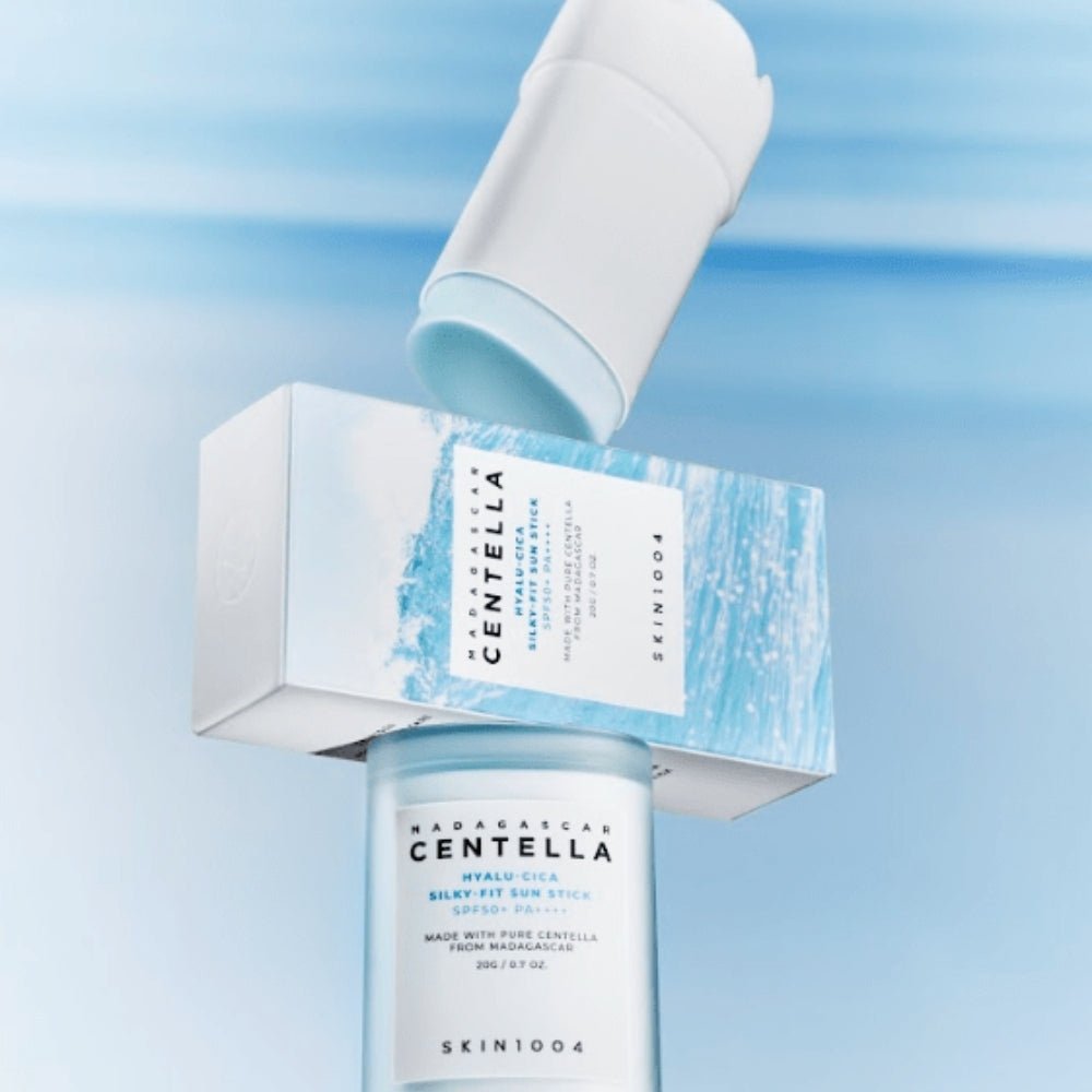 SKIN 1004 Madagascar Centella Hyalu-Cica Silky-Fit Sun Stick | Ecran Solaire Hydratant Stick Non Gras Non Collant